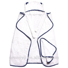 100% bamboo extra soft baby Hooded towel super fluffy premium baby bath towel --Mr Bear